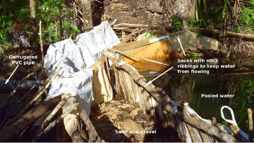 Cultural Diffusionism: Makeshift Mini-Hydro by the Indigenous People of Sitio Bohoy 1 makeshift dam