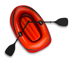 Adaptation to Climate Change: Creative Household Strategies to Counter Sea Level Rise, Flooding, and Government Action 2 rubber boat