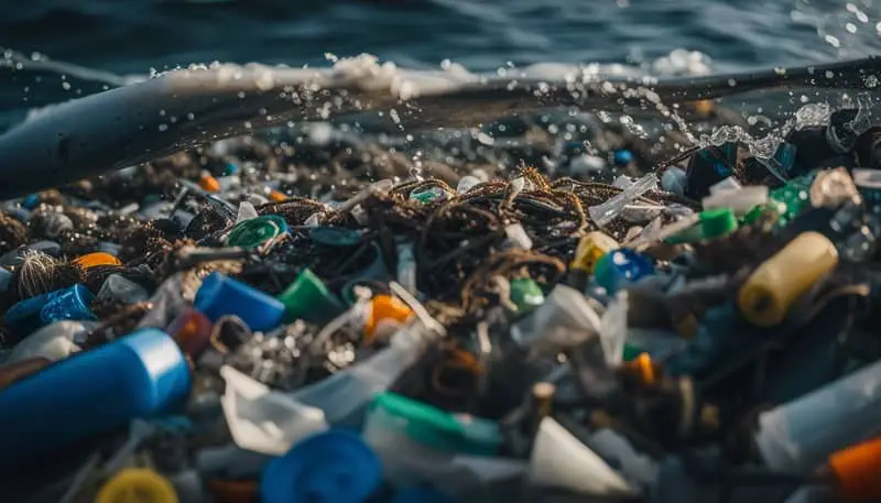 plastic pollution in the ocean