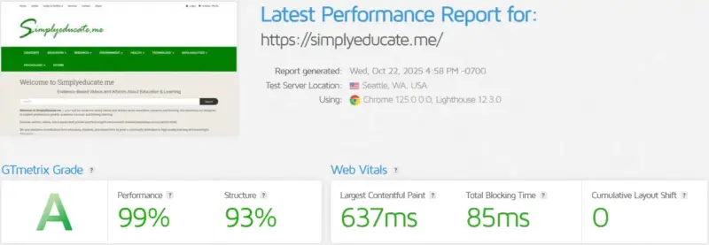13 Years of Web Development and Maintenance: My Journey, Lessons, and Tips for a Better Website 4 website performance in October 2025